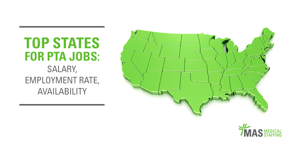 Top States For PTA Jobs Salary Employment Rate Availability